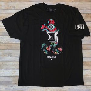 Disney by Neff Mickey Mouse Black Cotton Tee